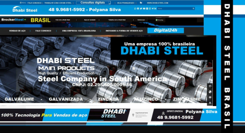 Dhabi Steel maior distribuidor de Galvalume no Digital
